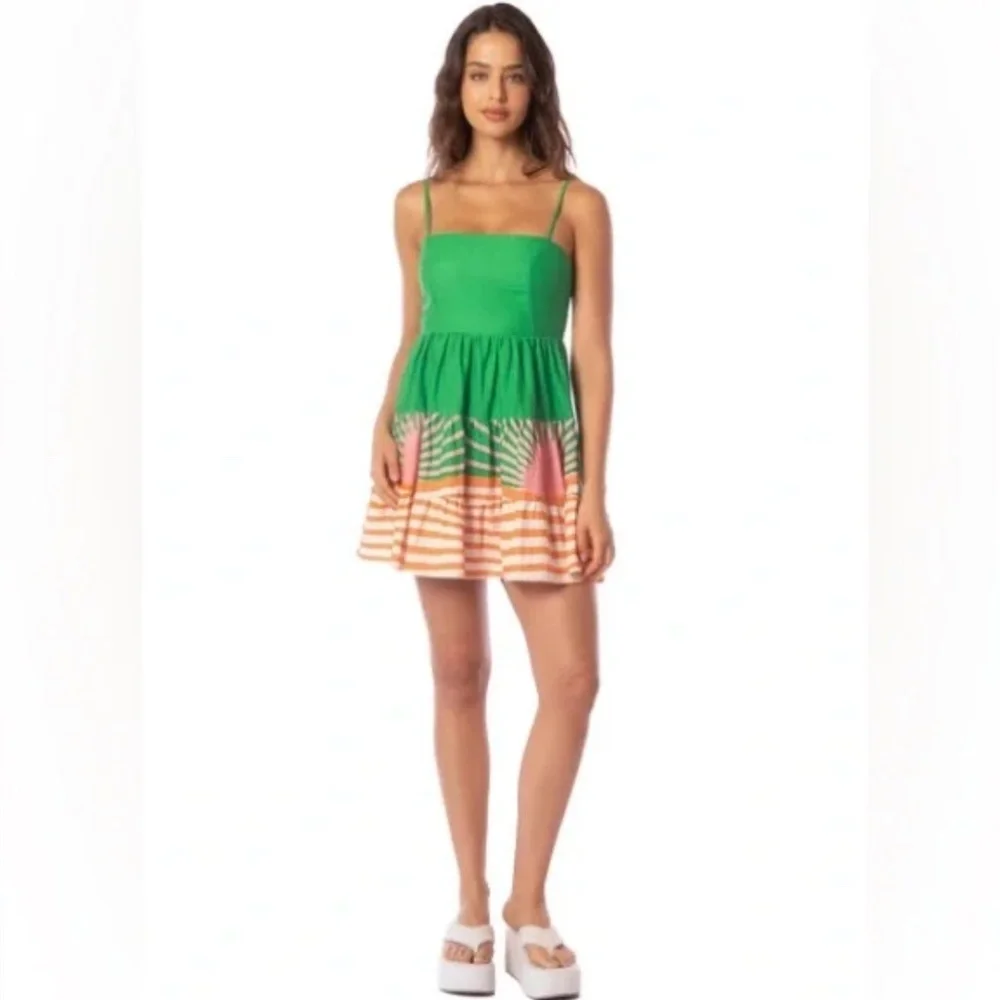 NWT Maaji Sunrise Colada Emily Short cover up  Dress sz Small S - Picture 4 of 8
